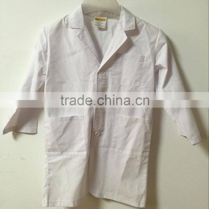 2016 New Trendy Kids Lab Coats On Sale/kids medical scrub suit sets cheap/children nursing uniforms costume West Union