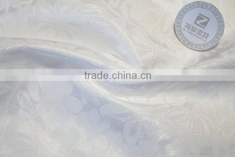 Jacquard shiny brocade fabric 100% polyester shiny jacquard fabric for blouse and fashion dress