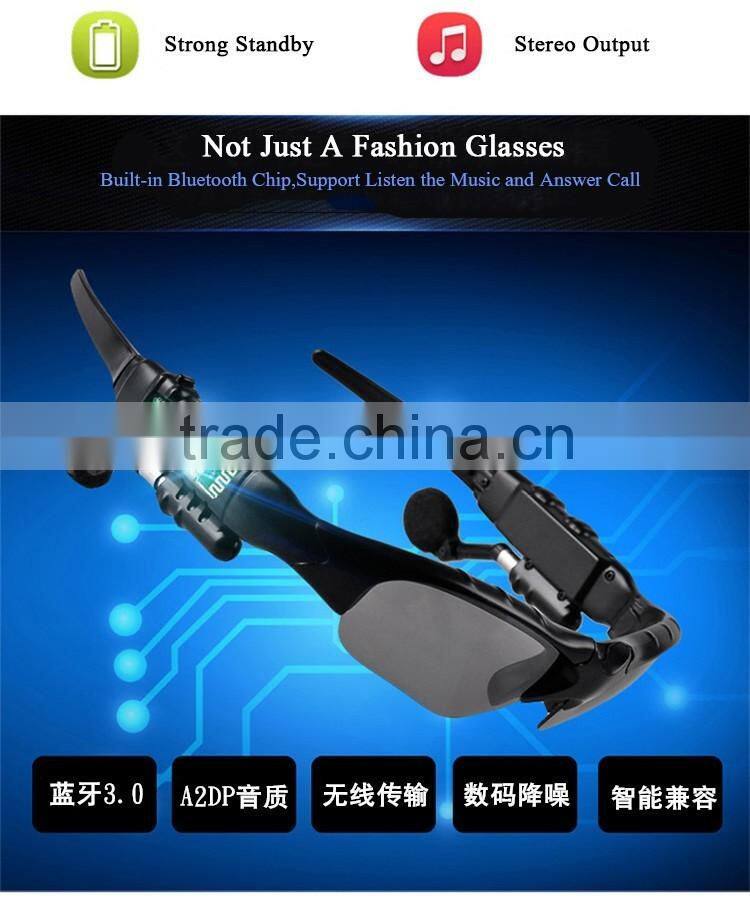 Wireless Headphones Bluetooth 4.0 Sunglasses Bluetooth Headset Earphone Stereo Music Handsfree Earphone