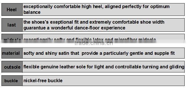 Suphini Beautiful Blue Satin Ballroom Dancing Adult Shoes