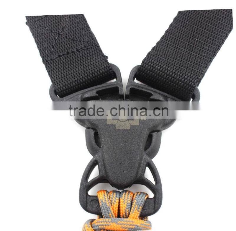 One point paracord rifle sling, Swivel rifle sling