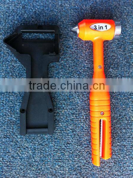 3 in 1 Car Safety Hammer Escape Hammer Emergency Survival Tool