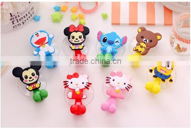 Minions Wall Mounted Silicone Rubber Toothbrush Holder For Kid