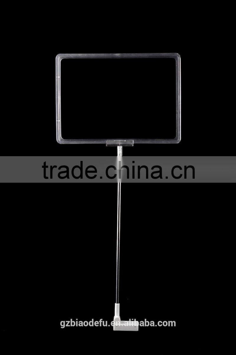 Promotional Supermarket Display Retail Sign colourful POP Clip