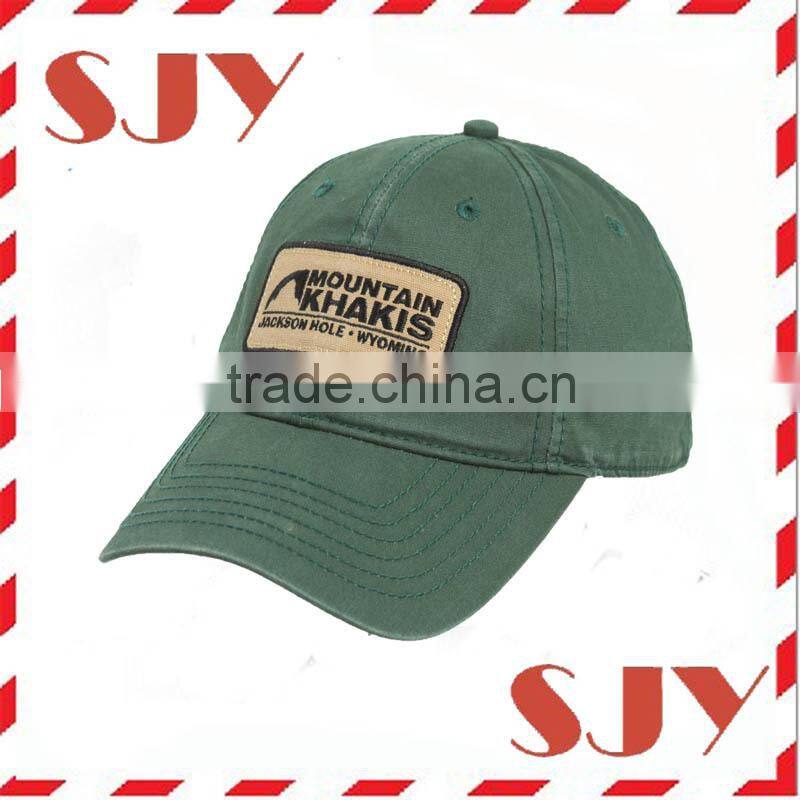 Custom high quality waterproof 100% polyester golf cap