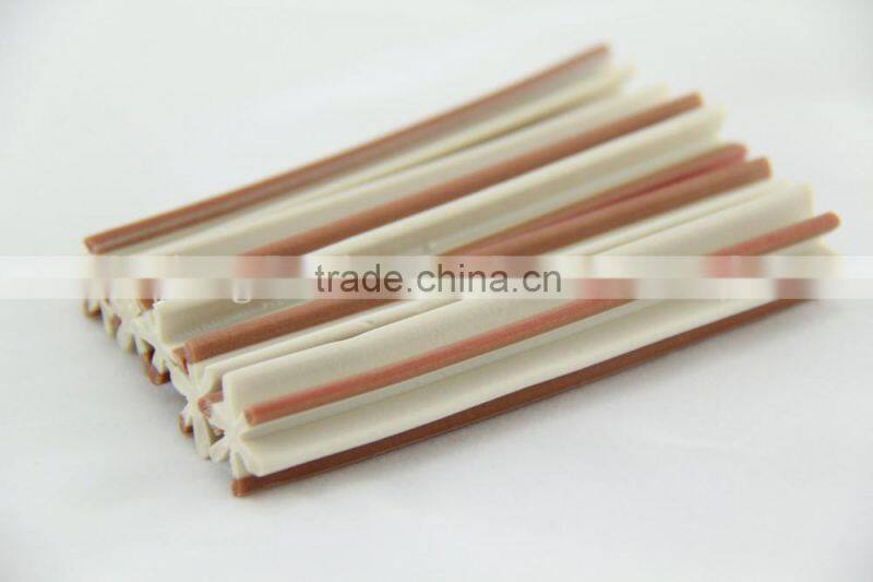 pet food package (two-tone straight hexagonal natural dog chews)