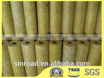 CE & ASTM Certificated Water Insulated Fireproof Rockwool Pipe / Tube InsulationProducts Made in China
