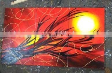 2016 Flower modern wall hanging home decor flower oil painting 57079