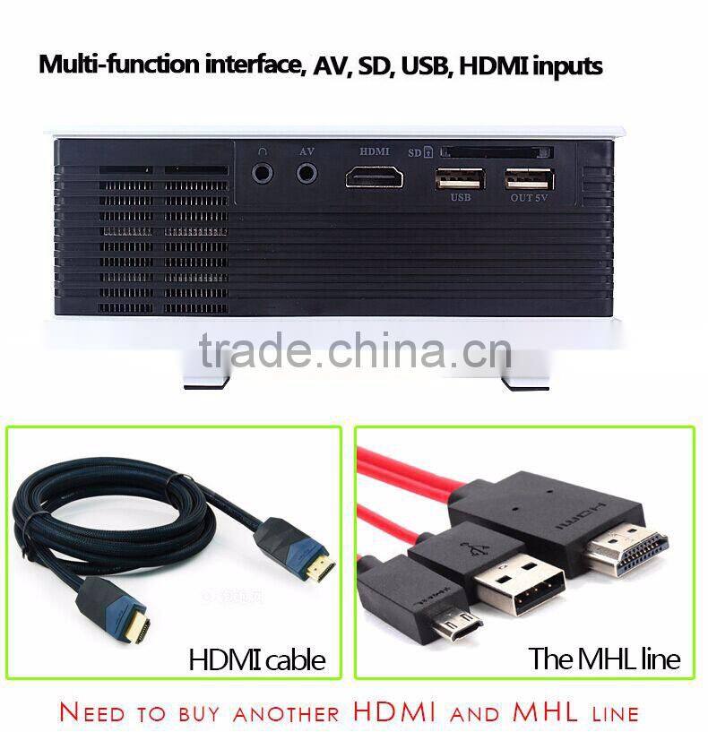 Hot selling newest uc40 projector factory price uc40 mini projector branded led projector lumen with low price