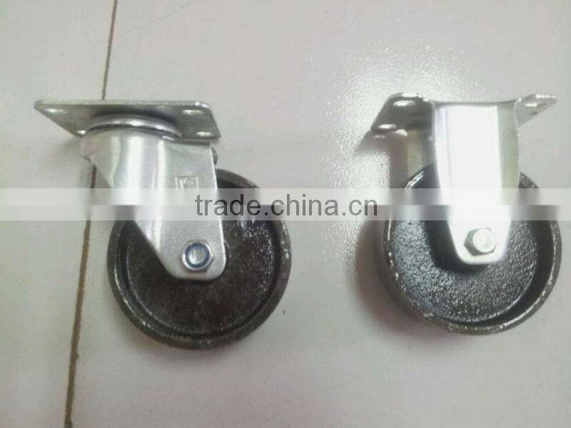 Omni-directional 100mm diameter oil spout caster PF-E356