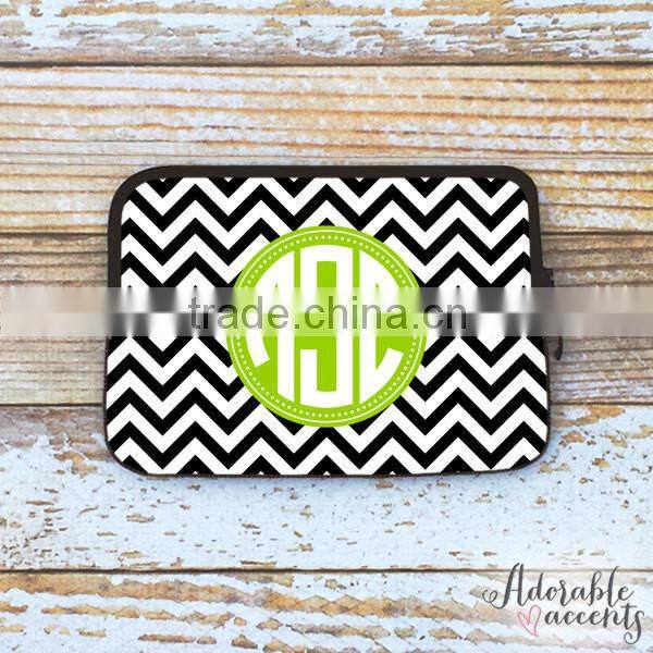 Personalized Chevron Monogram Pad Sleeve
