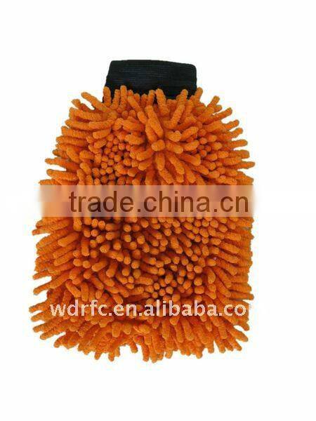 Chenille glove/chenille car wash glove