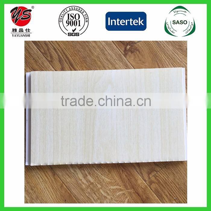 5.95m*30cm*9mm pvc techo paneles de pvc panel pvc ceiling pvc laminas
