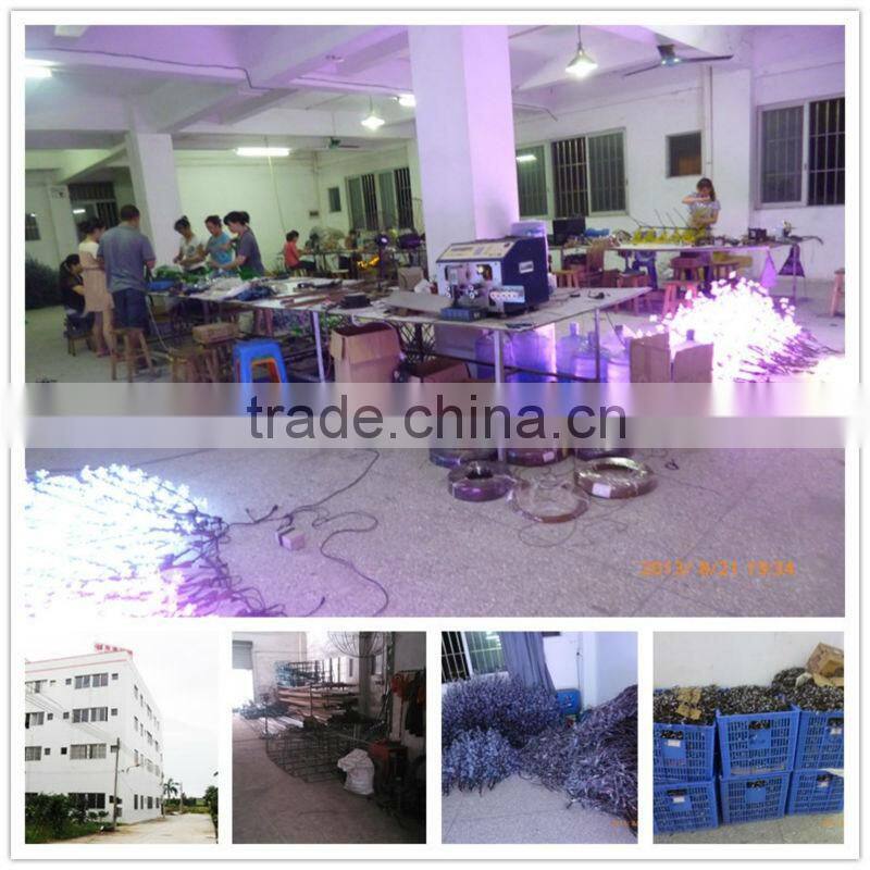 high 90CM artificial led lily branch flower vase lights for table wedding decoration