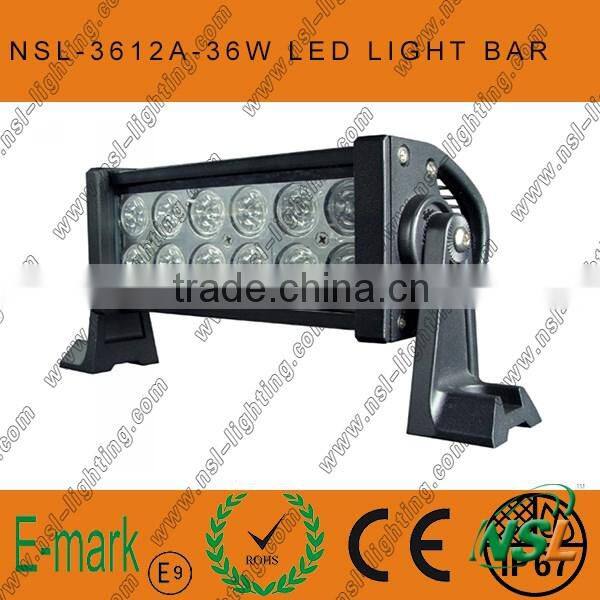36w led off road light bar, 7inch O sram led light bar, 12pcs*3 led light bar off road