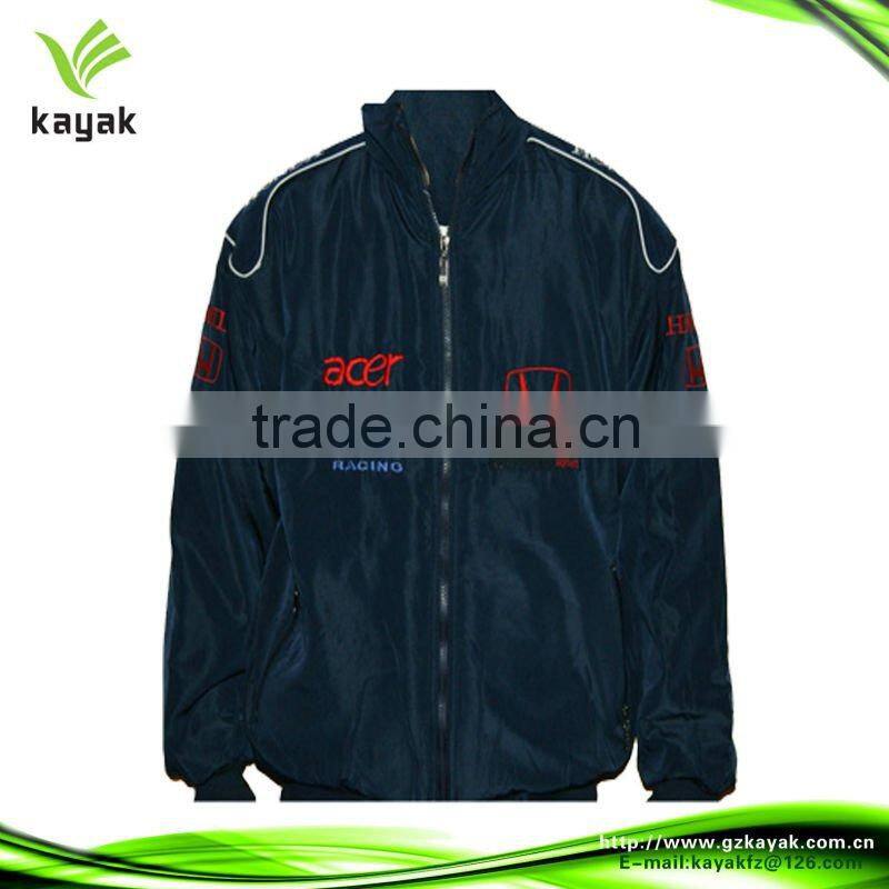 Printed waterproof reflective Men's yellow motorcycle jacket