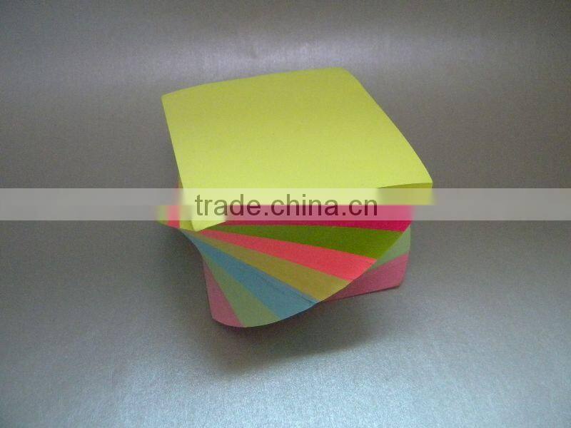 Memo notepad oem twisted memo pad sticky memo notes