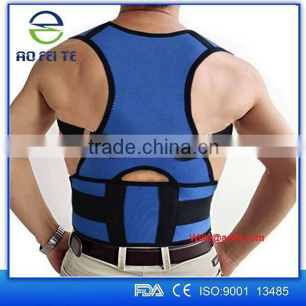 2016 Custom Hot selling Posture Corrector, Magnetic Orthopedic Back posture support brace