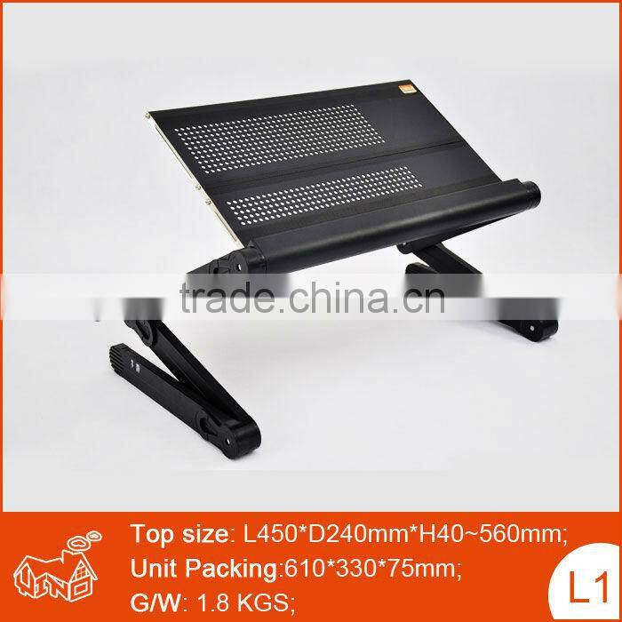 2014 Computer table design mulitifunctional portable folding laptop stand in bed;