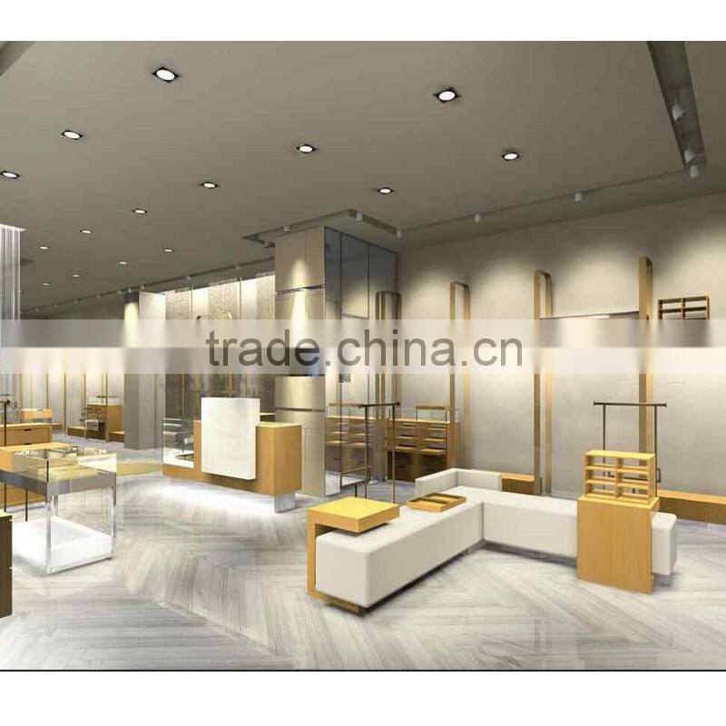 Indoor Mall Showcase of Clothes Cabinet Design