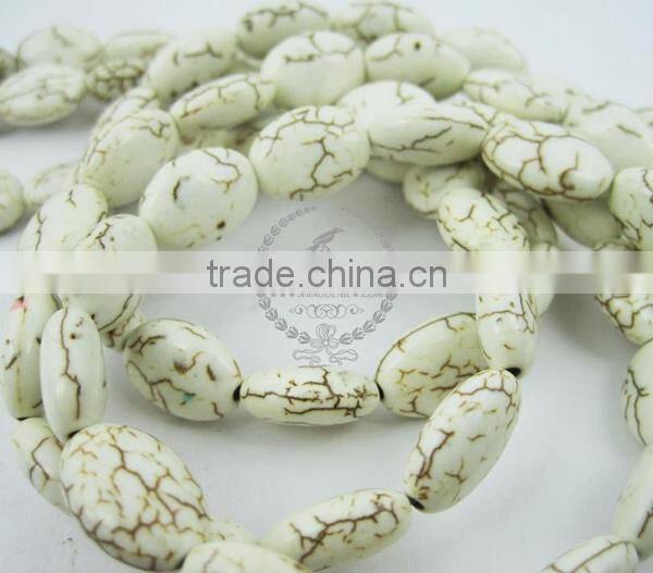 14*10MM oval white color TURQUOISE ivory stone beads,oval ivory loose beads 3220001