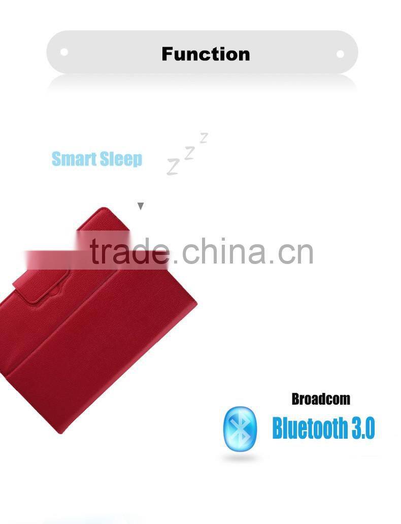 Litchi Pattern Customized Hot Selling Bluetooth Keyboard Case for Samsung Note PRO 12.2inch P900-SA109