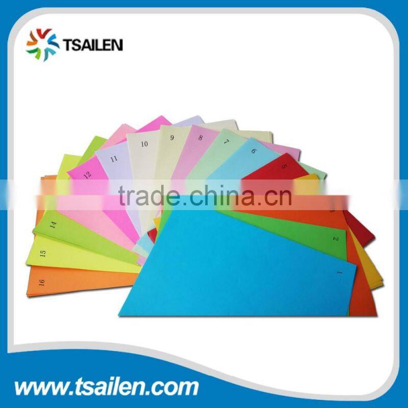 decorating coloured a4 paper