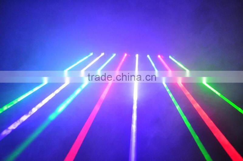 Disco night club lighting 8-Head Moving-Head Fat-Beam Laser Curtain