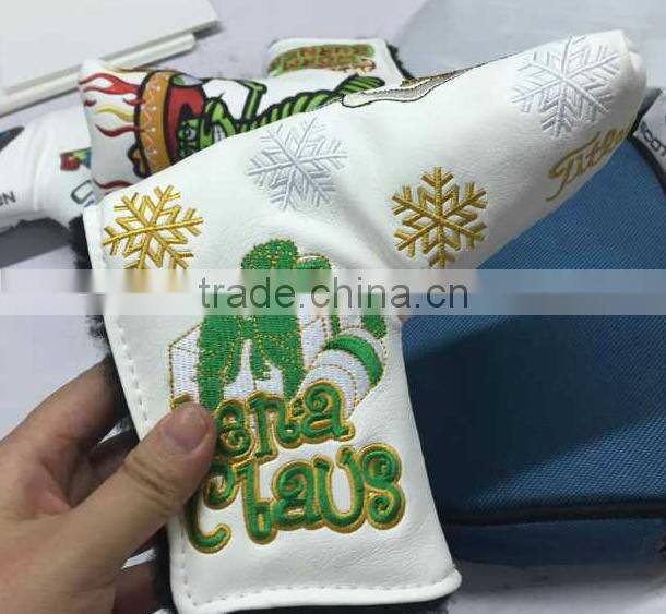 Exclusive PU leather golf putter cover for putter
