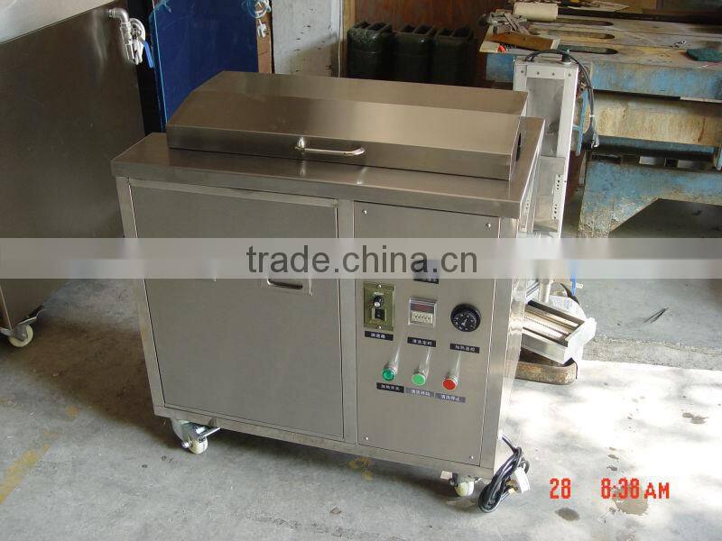 Printing anilox roller ultrasonic cleaning machine