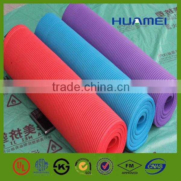 Fashionable NBR foam Yoga Mat with strap