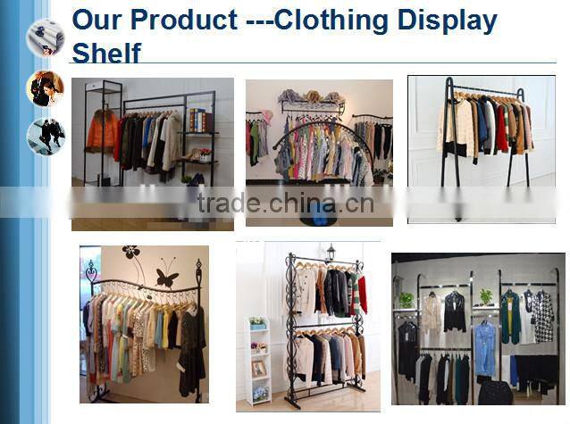 Metal Garment Display Rack /Movable Garment Display Rack