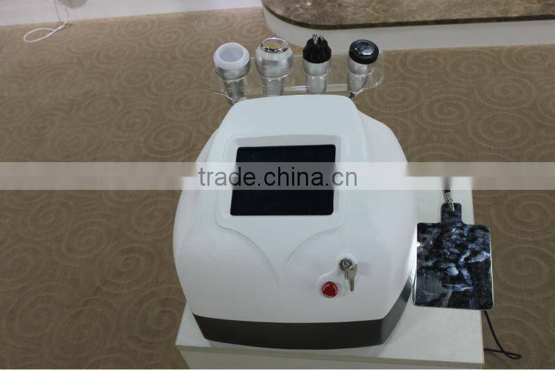 Ultrasonic cavitation slimming machine / RF liposuction Vacuum Machine With 4 Probes