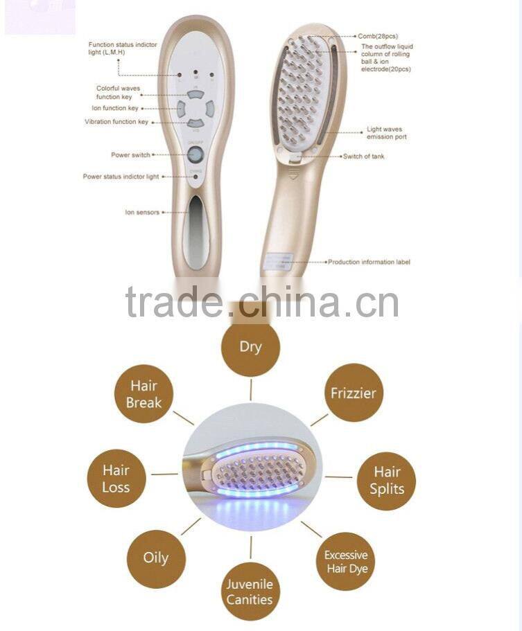 New Beauty Tool Head massage comb light therapy comb hair fall solution comb