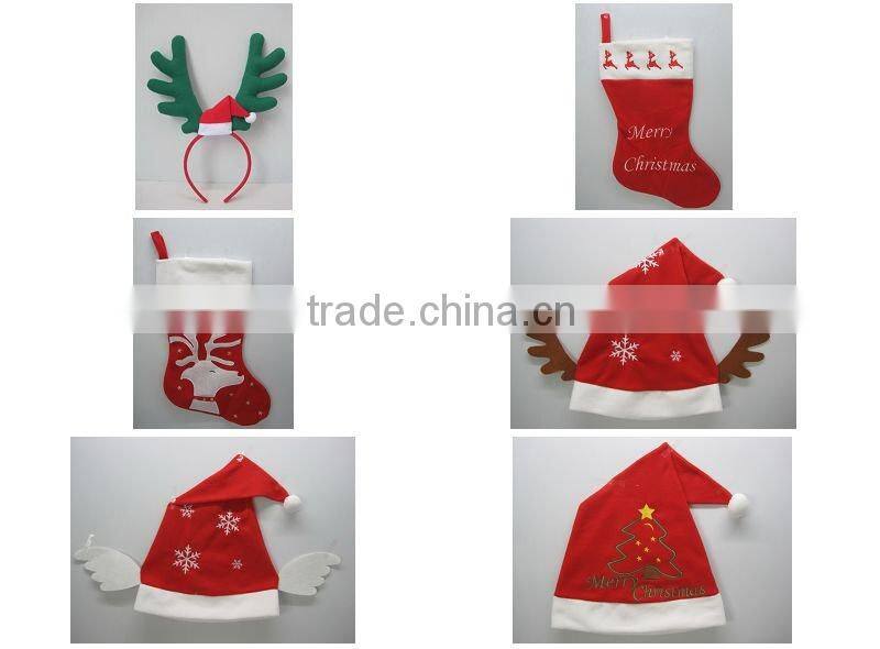 Custom plush Chirstmas head hoop with claw