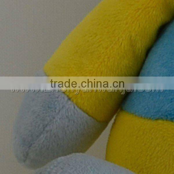 Stuffed white dairy cow&Educational toys&round mini plush cow