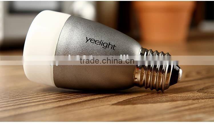 Yeelight Blue II 6W E27 Bluetooth 4.0 LED Bulb, RGB+white light remote controlled by iPhone and android phone, smart home lamp