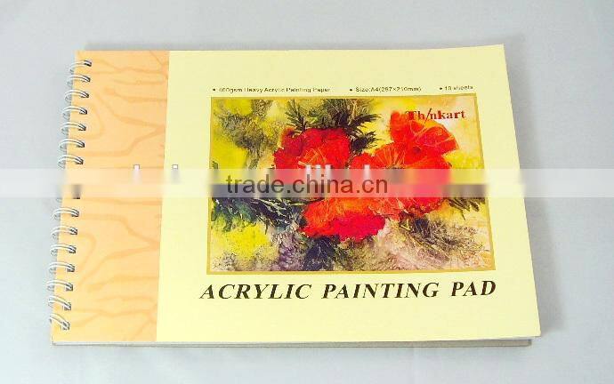 400gsm acrylic painting paper pad artist drawing paper