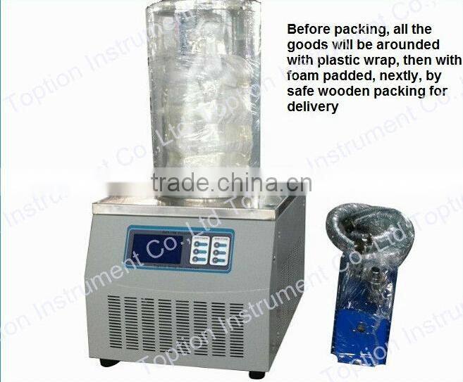 laboratory bench top stainless steel vacuum freeze dryer lyophilizer for sale