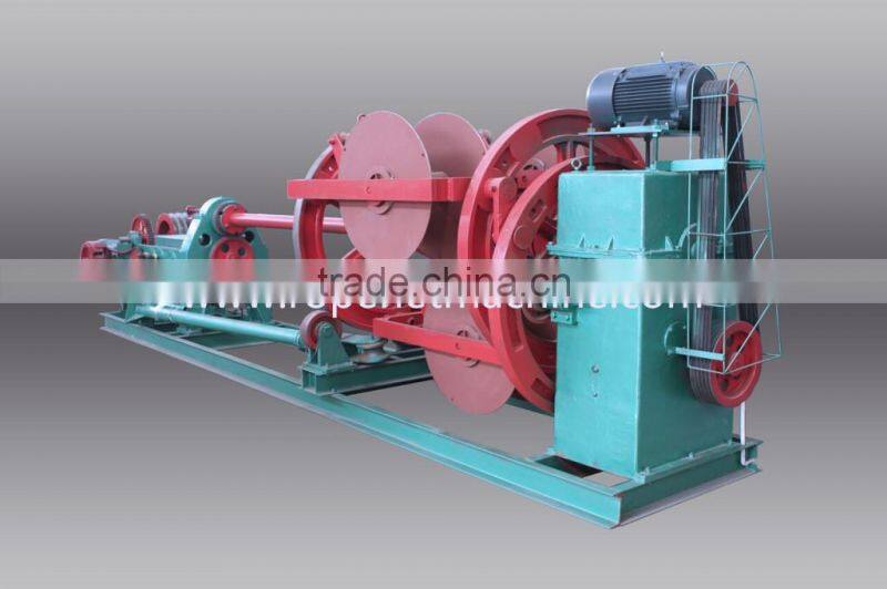 Alibaba supplier manufacturing turning spindle plastic rope making machine