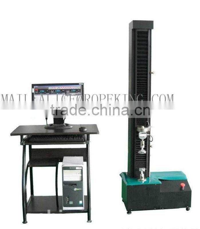hydraulic tensile strength testing machine M:0086 15163879588 email:alice@ropeking.com