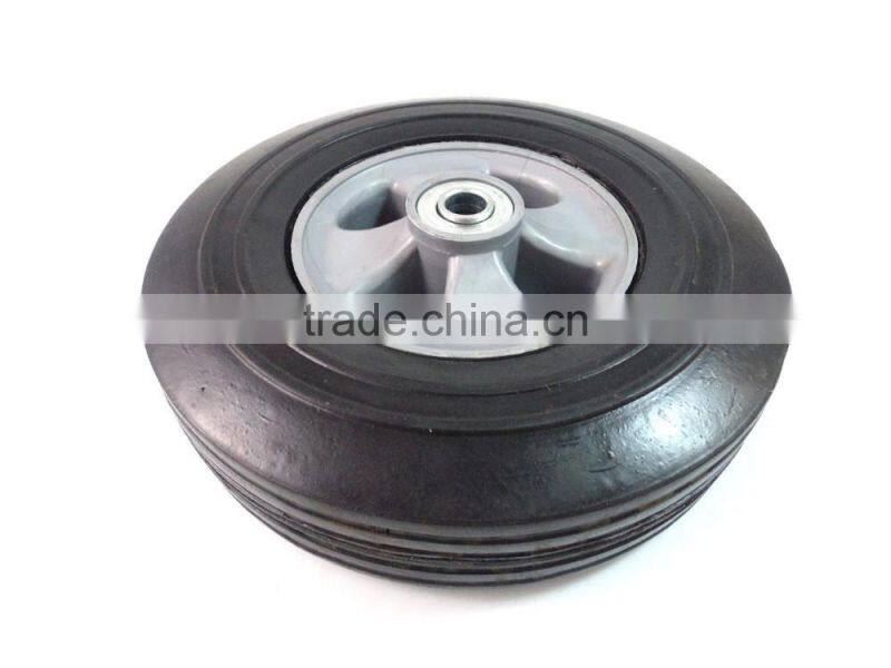 hand truck tire with plastic hub semi pneumatic 10" x 2.5 wheel