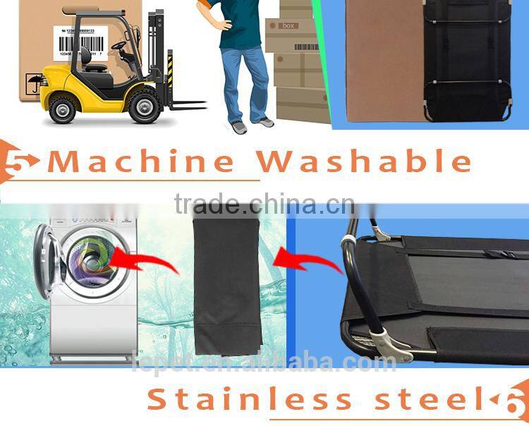 Easy assemble metal elevated waterproof foldable dog beds