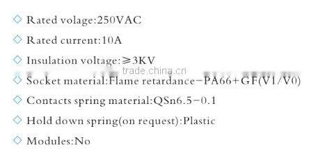 HEIGHT Hot Sale PT08-B Relay Socket / 17pin Relay Socket/General relay socket with High Quality Factory Price
