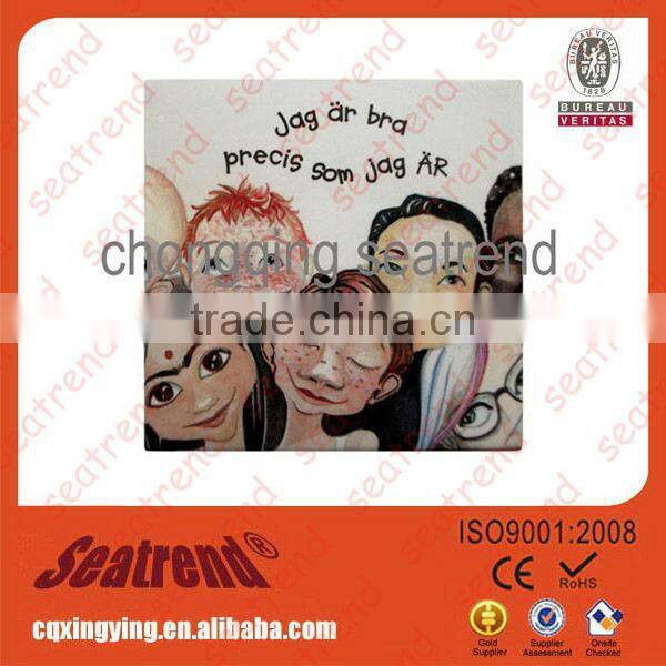 Gold supplier high quality customized cheap lovely polyresin magnet for alibaba