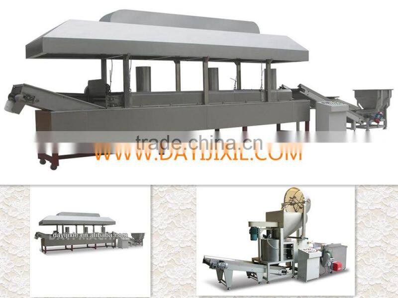 fried wheat flour snack food Continuous fryer from Dayi Machinery