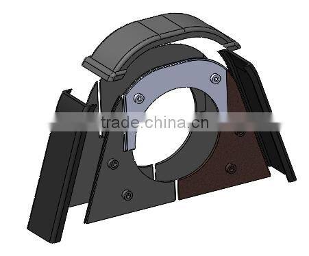 QR3210 surface cleaning and strengthening tumble belt shot blast cleaning machine with lower price