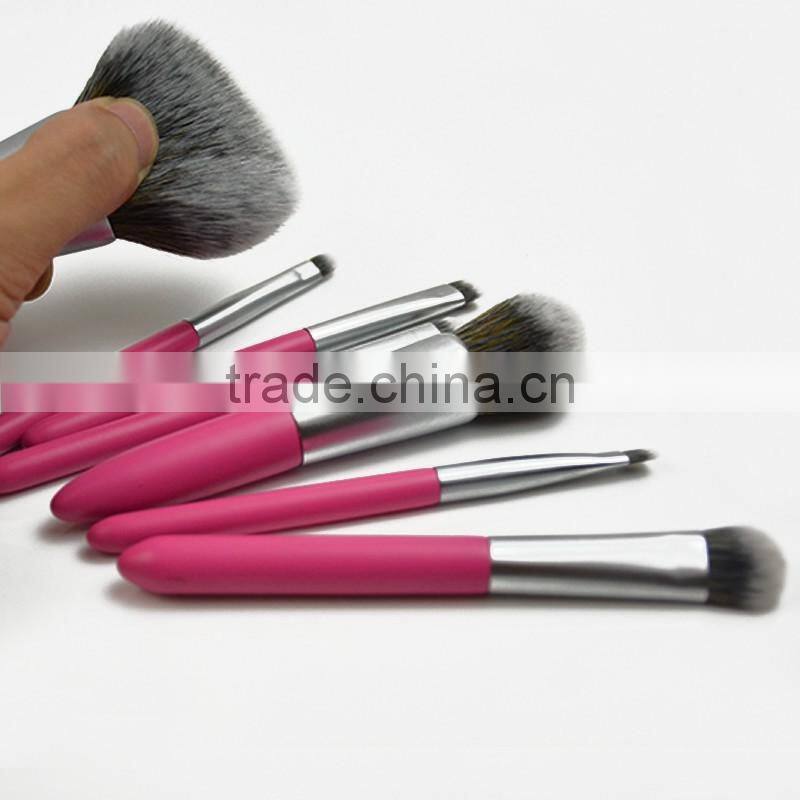 Most Popular cosmetic makeup brush set with clear handle makeup brush set