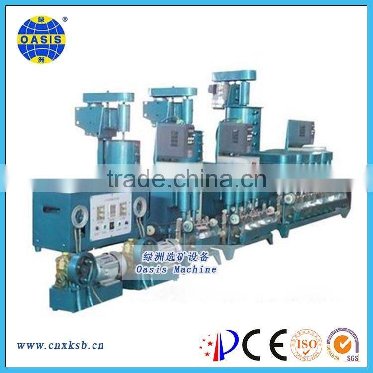 Lab Hanging Trough Flotation Machine,1A,2A flotation machine,Miniature closed-circuit flotation machine in a row