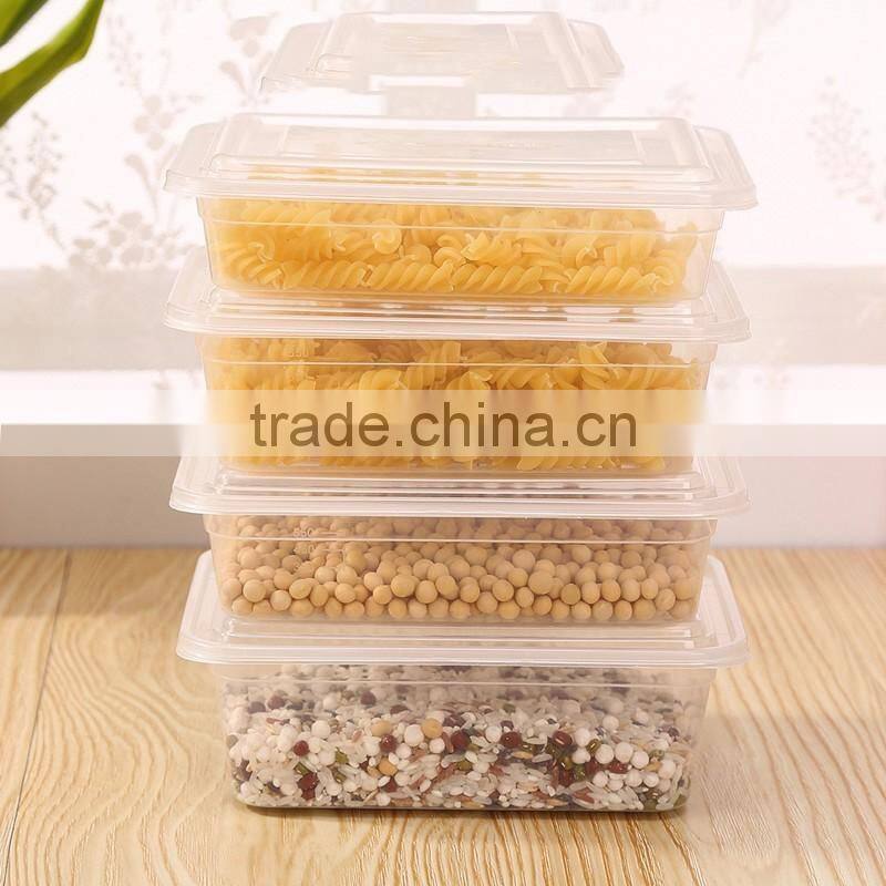 Wholesale plain suqare plastic packaging food grain box